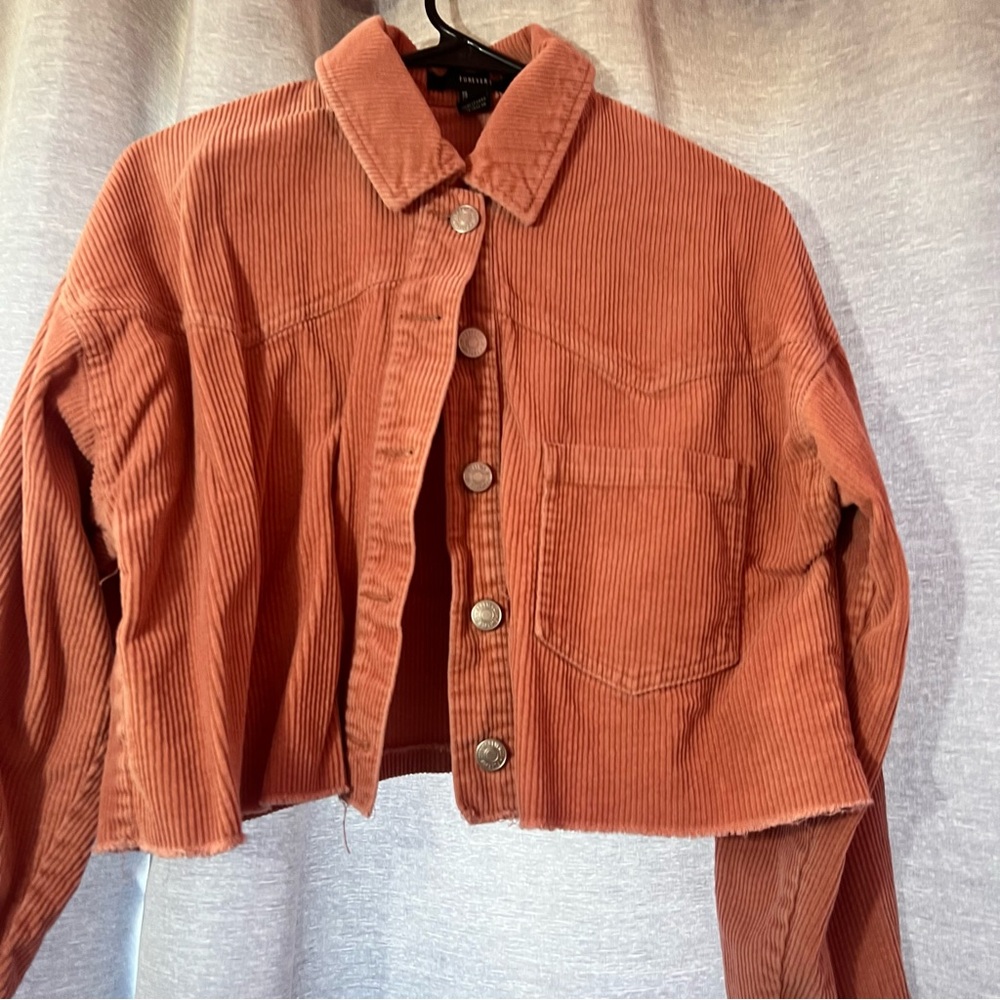 Women's Cropped Jacket - Rust - Picture 2 of 7